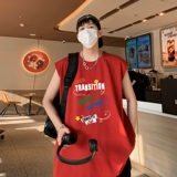 TW7002P28重磅250克直播品质无袖背心无袖T男士篮球t恤个性运动，男装T恤，星座510A-5