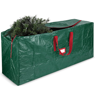 圣诞树收纳袋圣诞节装饰品收纳整理归置袋绿色防潮防水加厚加大款