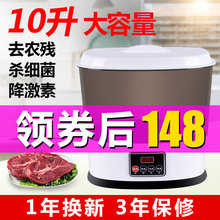 果蔬消毒机器臭氧果蔬清洗机活氧蔬菜肉类净化洗菜机解毒机大容量