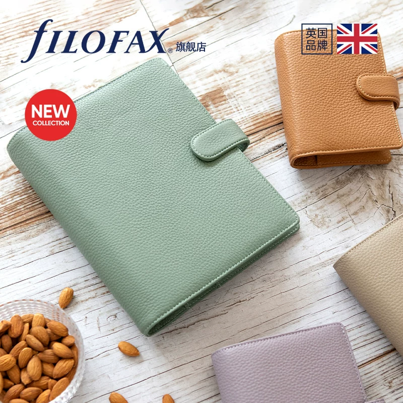 Британский Filofax Норфолк календарь A7 A6 A5 кожаный большой кольцевой записной блокнота с отрывными страницами, ручной журнал, отрывной блокнот, ручной журнал