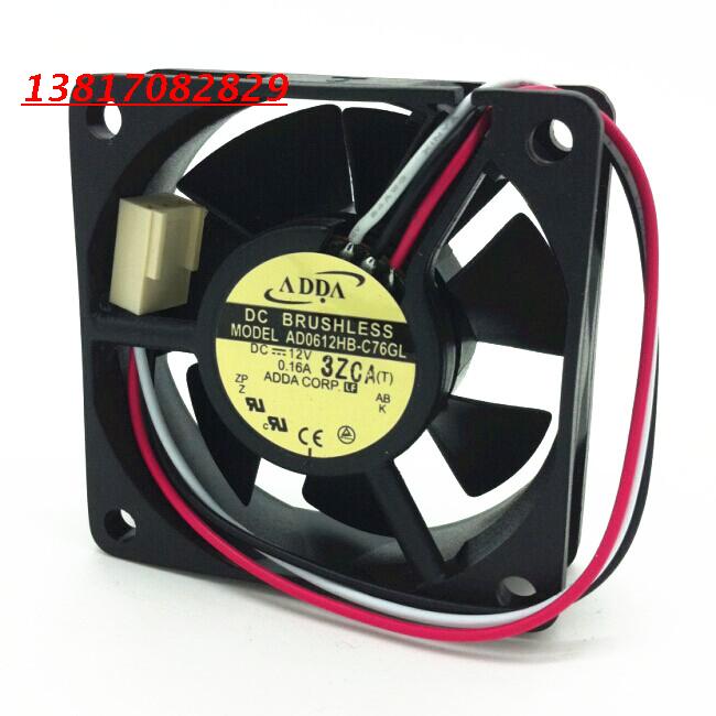 AD0612HB-C76GL 全新风扇 60*60*20 DC12V 0.16A散热风扇