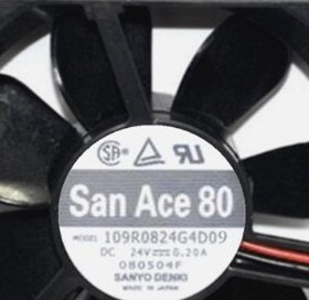109R0824G4D09 8025 24V 0.20A 8CM 变频器风扇 80X80X25MM