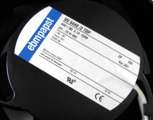 DV6448/2TDP 48V 2.1A 100Webmpapst 172*51超大风量风机