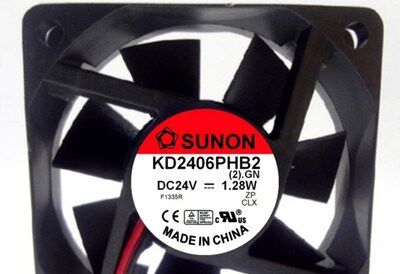 建准 KD2406PHB2（2） 24V 1.28W 60*60*15MM 6015 6CM变频器风扇