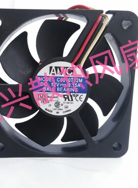 全新AVC C6010T12M 12V 0.15A 6CM超薄电脑机箱CPU滚珠散热风扇