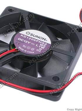 建准SUNON KD1206PHS2 DC12V 1.1W 6015 散热风扇60*60*15MM