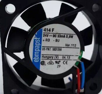 全新德国EBMPAPST TYP 414F 24V 0.8W 4CM 4010变频器散热风扇
