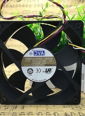 DATA1225B8F 48V 0.27A 3线 原装正品AVC 120*120*25mm 轴流风扇