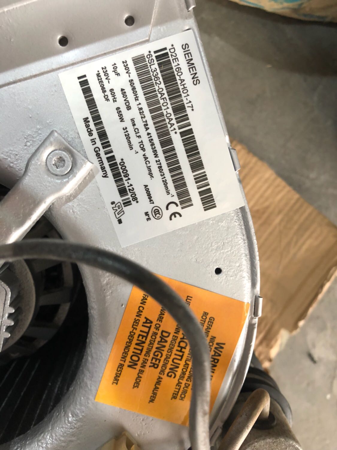 D2E160-AH01-17 6SL3362-0AF01-0AA1西门子变频器专用鼓风机230