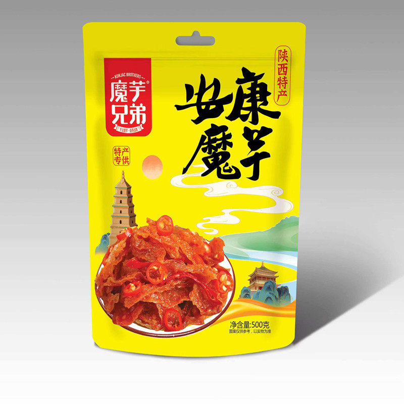 安康雪魔芋兄弟任性魔芋素毛肚魔芋干魔芋丝爽陕南特产魔芋小零食