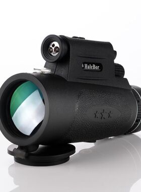 跨境带灯100x90单筒高倍望远镜工厂夜视红外线户外手机拍照野外