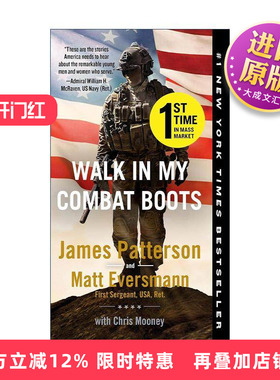 英文原版 Walk in My Combat Boots 穿着我的战斗靴 美国勇敢战士的真实故事 英文版 进口英语原版书籍