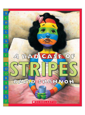 英文原版 A Bad Case of Stripes 糟糕 身上长条纹了 大卫不可以作家 大卫香农 儿童绘本 英文版 进口英语原版书籍