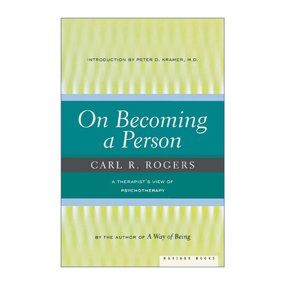 英文原版 On Becoming a Person 个人形成论 我的心理治疗观 卡尔罗杰斯 英文版 进口英语原版书籍