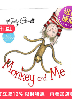 英文原版 Monkey and Me 猴子与我 英文版 进口英语原版书籍儿童图书