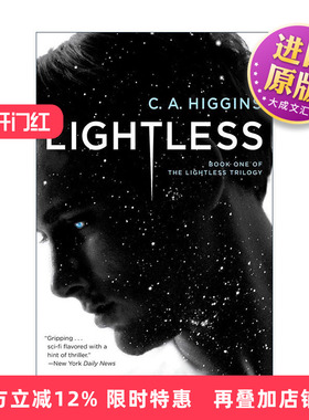英文原版 Lightless The Lightless Trilogy 01 无光三部曲01 无光 科幻小说 太空歌剧 C. A. Higgins英文版 进口英语原版书籍