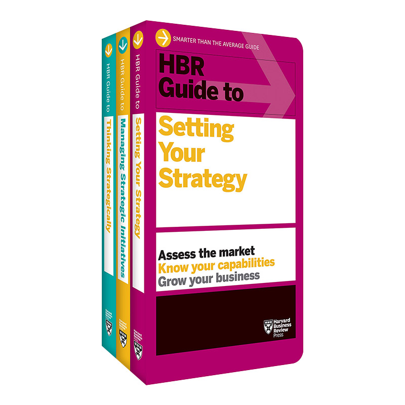 英文原版 HBR Guides to Building Your Strategic Skills Collection 哈佛商业评论 培养你的战略技能 3册套装 英文版 进口书籍