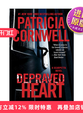 英文原版 Depraved Heart 首席女法医23 派翠西亚康薇尔 英文版 进口英语原版书籍