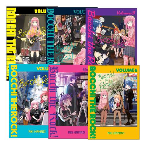 英文原版 Bocchi the Rock! 孤独摇滚 音乐漫画系列1-6册 英文版 进口英语原版书籍