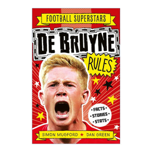 英文原版 Football Superstars De Bruyne Rules 足球明星特辑 凯文·德布劳内 儿童运动人物科普百科 英文版 进口英语原版书籍