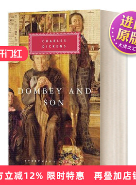 英文原版小说 Dombey and Son 董贝父子 人人图书馆精装收藏版 英文版 进口英语原版书籍