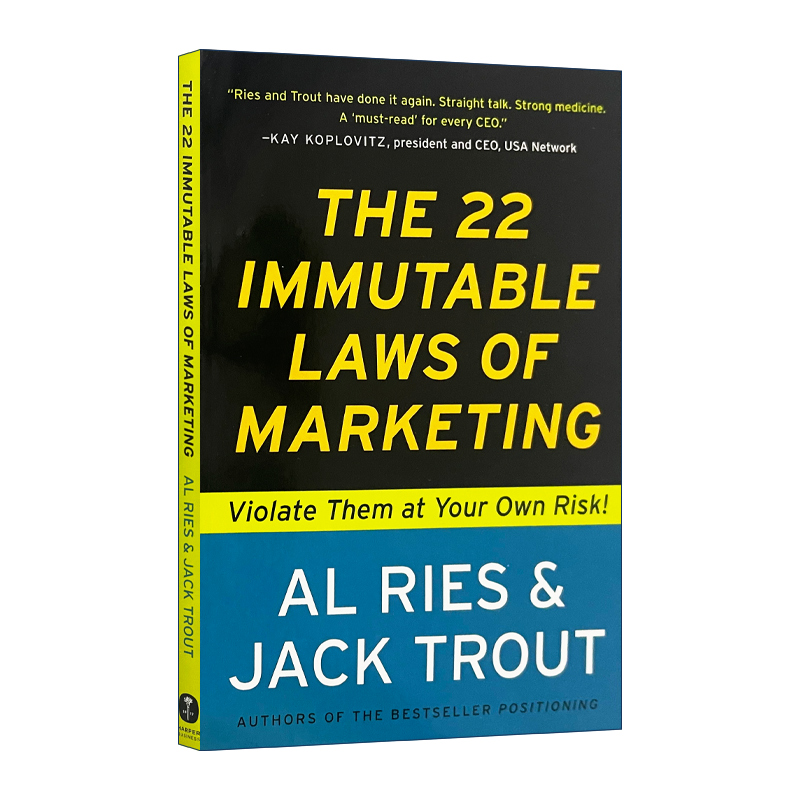英文原版 The 22 Immutable Laws of Marketing 22条商规 定位之父Al Ries艾里斯 英文版 进口英语原版书籍