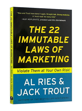 英文原版 The 22 Immutable Laws of Marketing 22条商规 定位之父Al Ries艾里斯 英文版 进口英语原版书籍