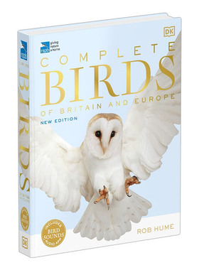 英文原版 RSPB Complete Birds of Britain and Europe 英国和欧洲的完整鸟类 DK动物科普百科读物 英文版 进口英语书籍儿童图书