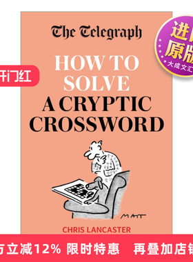 英文原版 The Telegraph How To Solve a Cryptic Crossword 每日电讯报 如何解开密码字谜 英文版 进口英语原版书籍