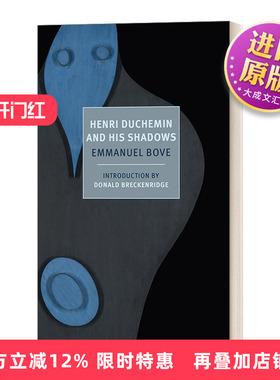 英文原版小说 Henri Duchemin and His Shadows 亨利·杜舍明和他的影子 Emmanuel Bove 英文版 进口英语原版书籍