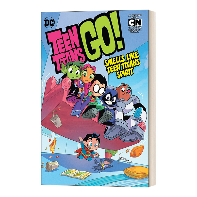 英文原版 Teen Titans Go! Vol.4 Smells Like Teen Titans Spirit 少年泰坦出击 第4卷 闻起来像青少年泰坦精神 英文版进口英语书