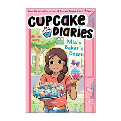 英文原版 Mia's Baker's Dozen 蛋糕烘焙师6 漫画版 英文版 进口英语原版书籍