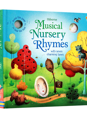 Musical Nursery Rhymes Usborne 英文原版 童谣伴奏奇妙触摸发声书  尤斯伯恩儿童英语启蒙绘本 含7首经典欧美童谣 英文版