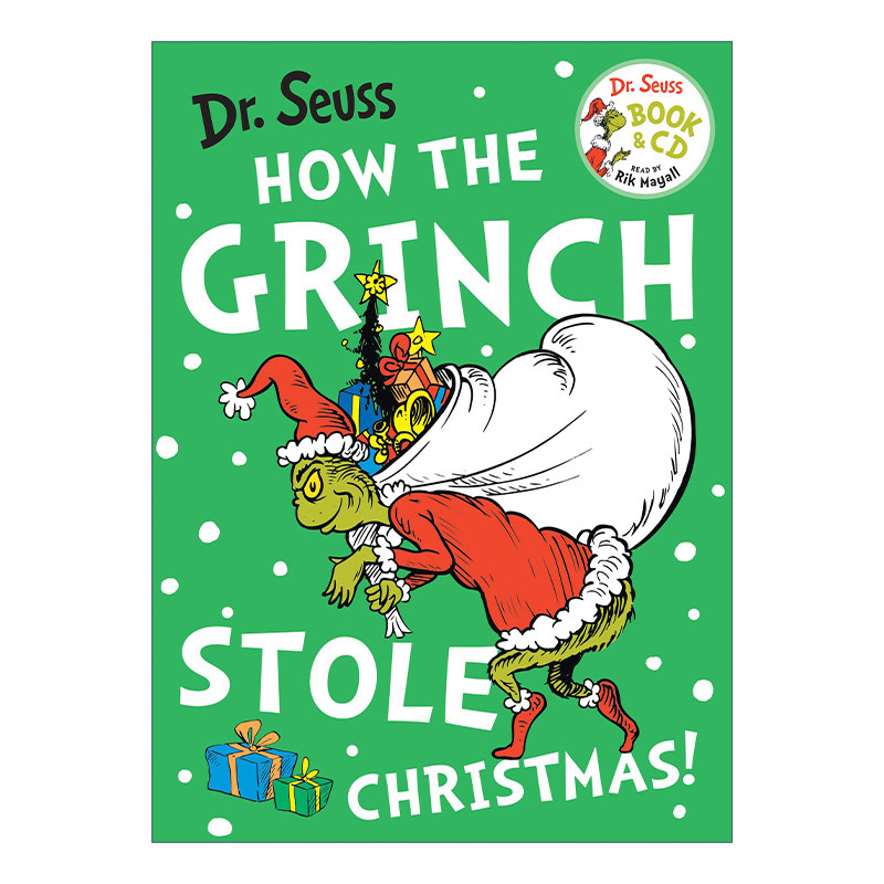 英文原版苏斯博士系列圣诞怪杰