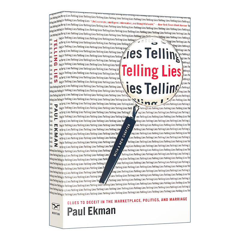 英文原版 Telling Lies 说谎 微表情识破说谎 欧美诸多执法机构奉为刑侦学教材 英文版 进口英语原版书籍