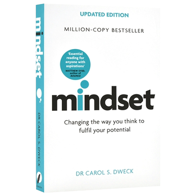 思维模式 改变你的思维方式 发挥你的潜力 英文原版 Mindset - Updated Edition 卡罗尔·德韦克 英文版 进口英语书籍