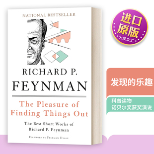 物理学 Pleasure Things Finding 英文原版 发现 科普读物 英文版 访谈集 费曼演讲 乐趣 书籍 进口英语原版 Out The