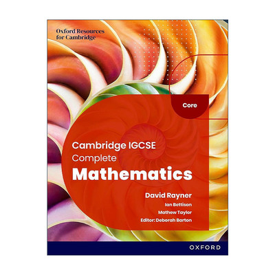 英文原版 New Cambridge IGCSE Complete Mathematics Core Student Book 牛津剑桥IGCSE考试教材 基础核心数学学生用书 第六版
