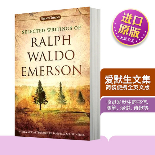 爱默生文集英文原版书籍