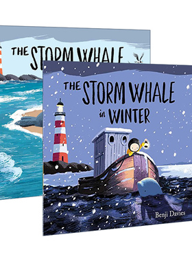 英文原版 The Storm Whale 鲸鱼系列2册 班吉戴维斯绘本Benji Davies 那天来的鲸鱼 冬日暴风鲸 英文版 进口英语原版书籍