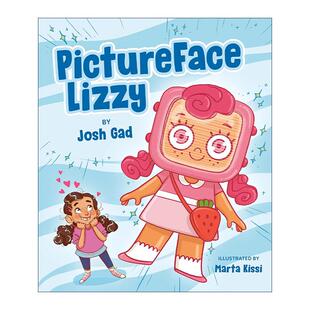 英文原版 PictureFace Lizzy 图片脸莉兹 儿童精装绘本 冰雪奇缘雪宝配音演员乔什·盖德 英文版 进口英语原版书籍