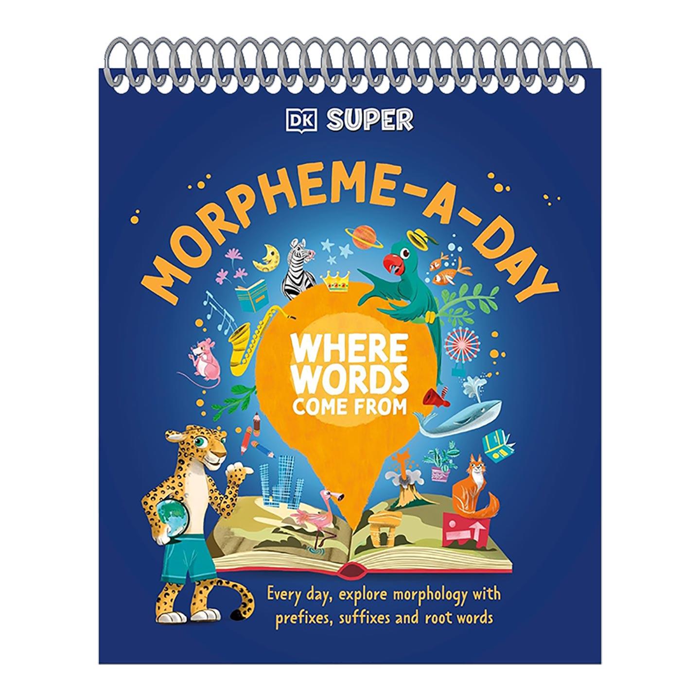 英文原版 Where Words Come From Morpheme-a-Day 单词从何而来 每天一词素 DK词汇前缀 后缀和词根指南 英语学习 精装 英文版