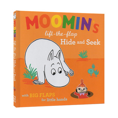 英文原版 Moomin's Lift-The-Flap Hide and Seek 姆明系列精装绘本翻翻书 捉迷藏书 大翻页 英文版 进口英语原版书籍