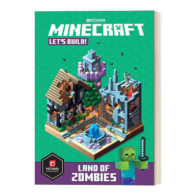 英文原版 Minecraft Let's Build! Land of Zombies 我的世界建筑 僵尸之地 搭建抵御僵尸建筑 英文版 进口英语原版书籍