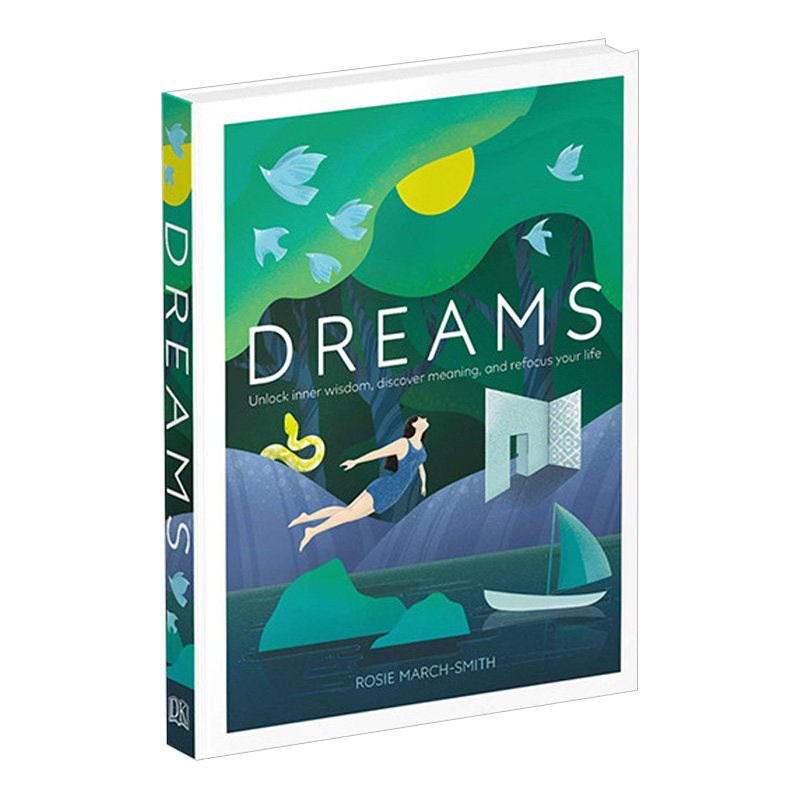 梦境解释图解指南 Dreams 精装 学习梦境技巧 探索成百上千的梦的含义 如何解码和解释你的梦英文原版 DK科普百科读物