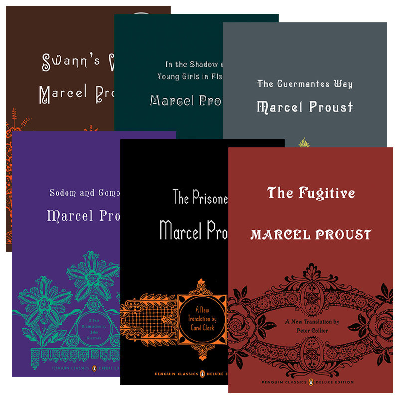 英文原版小说 in search of lost time 追忆似水年华1-6册 企鹅经典