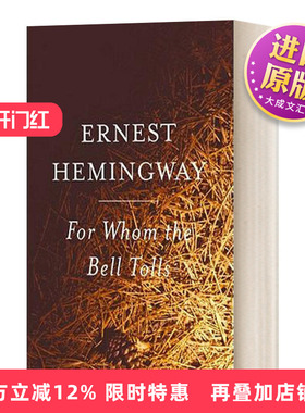 英文原版 For Whom the Bell Tolls 丧钟为谁而鸣 英文版 进口英语原版书籍