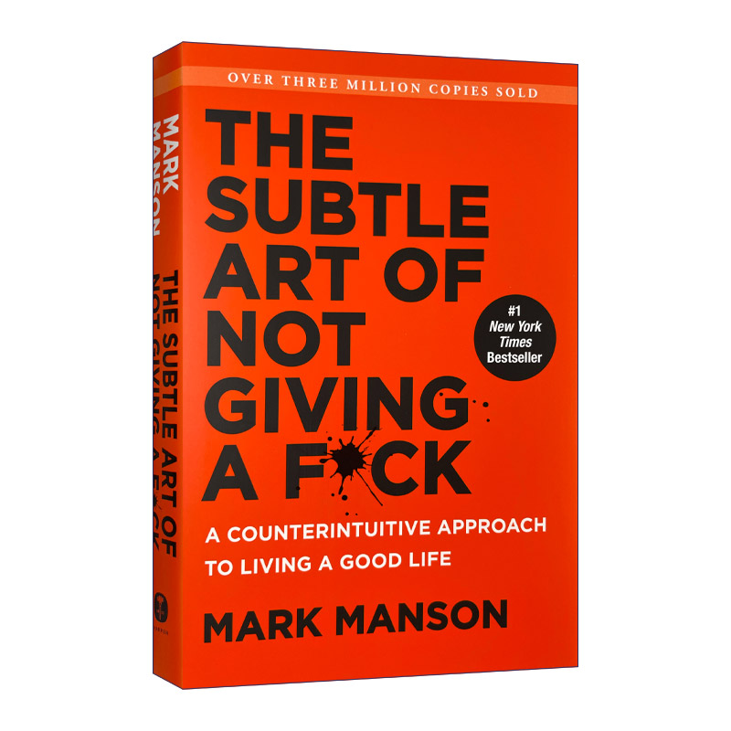 英文原版 The Subtle Art of Not Giving a F*ck 重塑幸福 如何活成你想要的模样 Mark Manson 精装 英文版 进口英语原版书籍 书籍/杂志/报纸 原版其它 原图主图