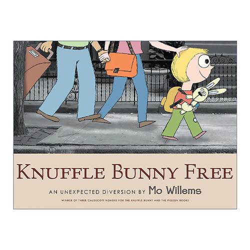 英文原版 Knuffle Bunny Free 古纳什小兔再见了 儿童绘本 凯迪克奖作者莫威廉斯 Mo Willems 英文版 进口英语原版书籍