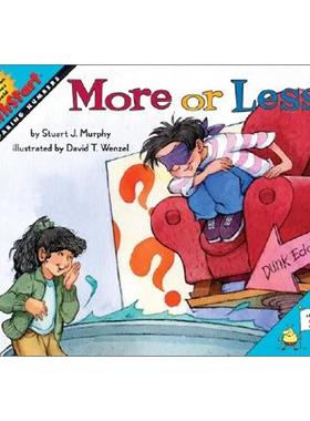 英文原版 Mathstart Level 2 More or Less 数学启蒙绘本2级 英文版 进口英语原版书籍